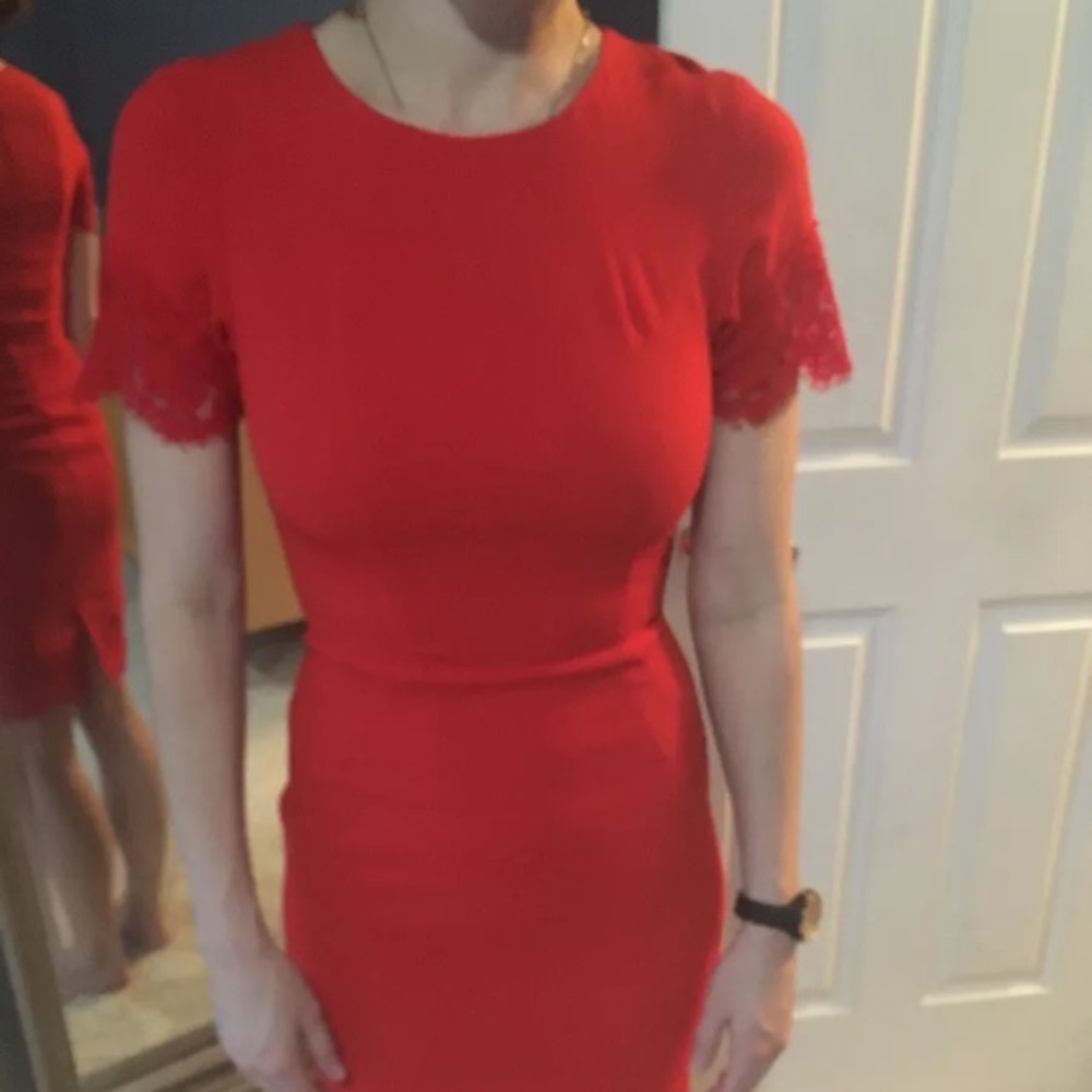 H&M women’s red Summer dress Size 2